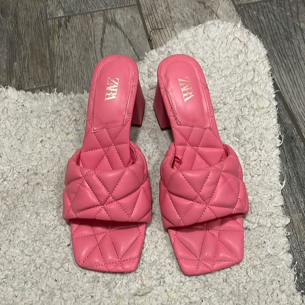 Zara pink heels size 39 EU